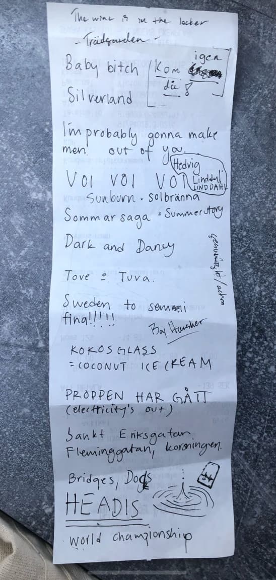 Sommar saga / summer story 001